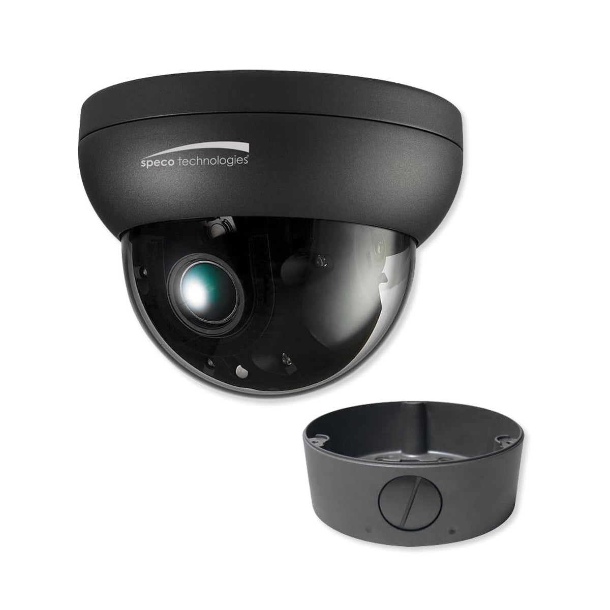 Speco Technologies Flexible Intensifier O8FD4M 8MP Outdoor Network Dome Camera with Night Vision & 3.6-11mm Lens