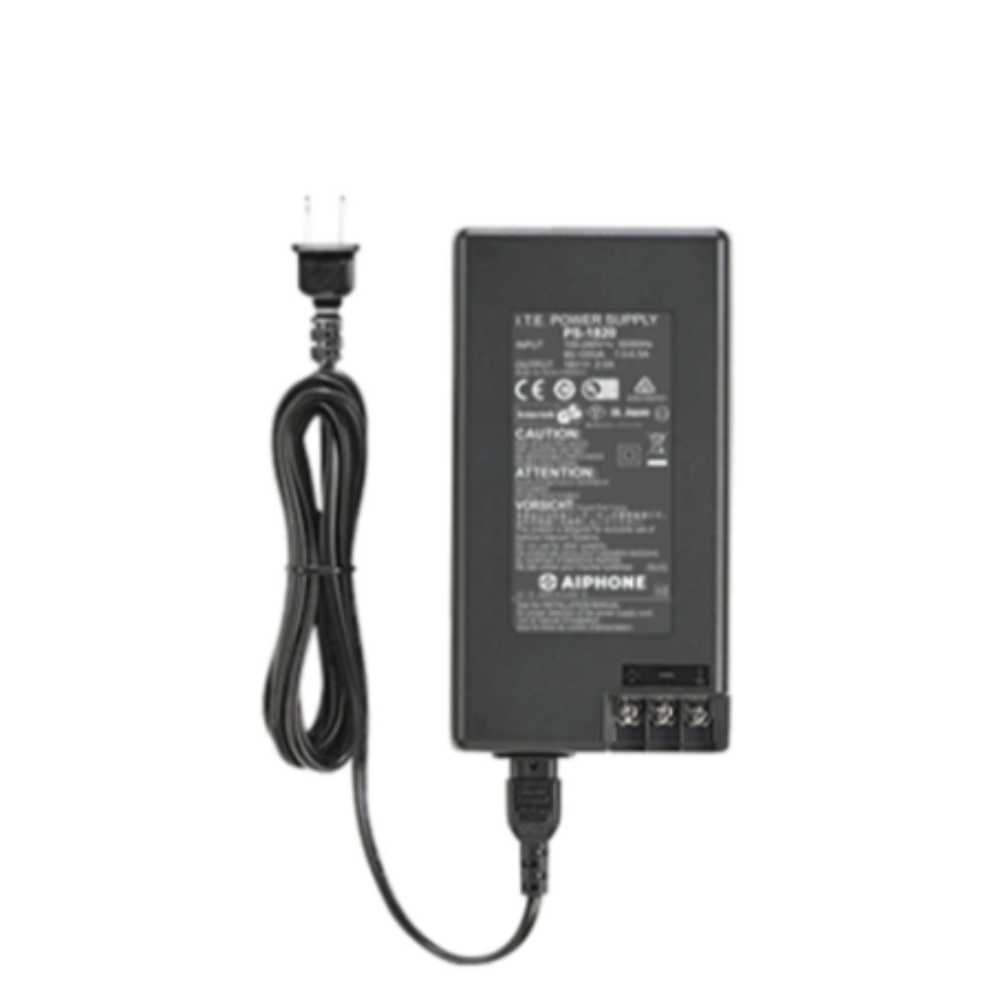 Aiphone PS-1820UL 18V DC Power Supply, 2A, UL Listed