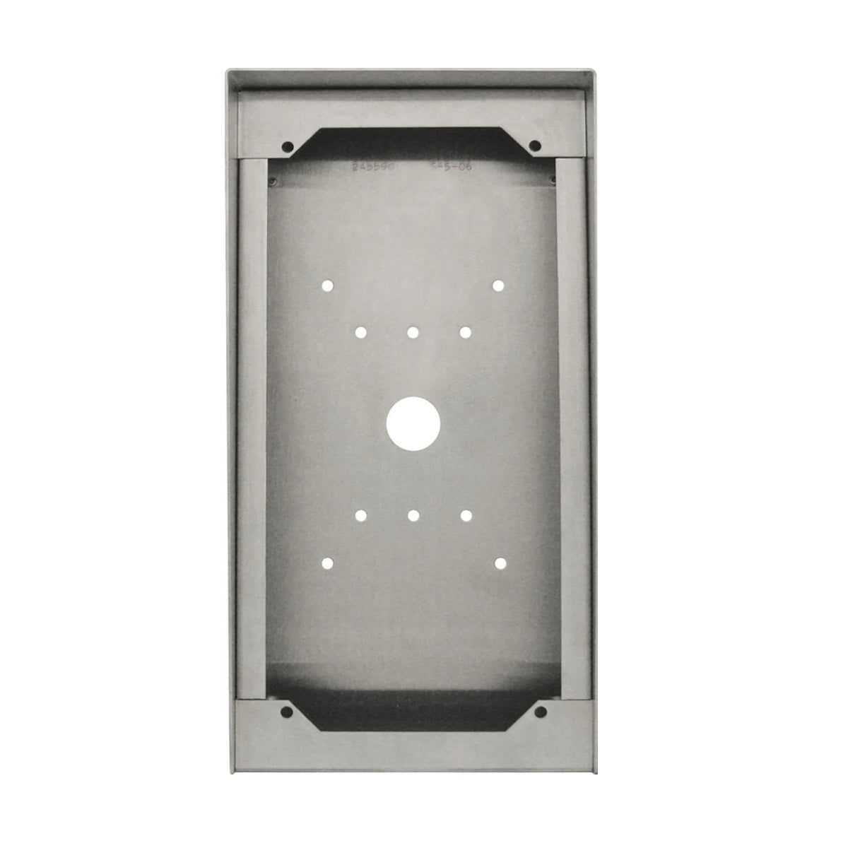 Aiphone SBX-DVF-P Stainless-Steel Surface Mount Box