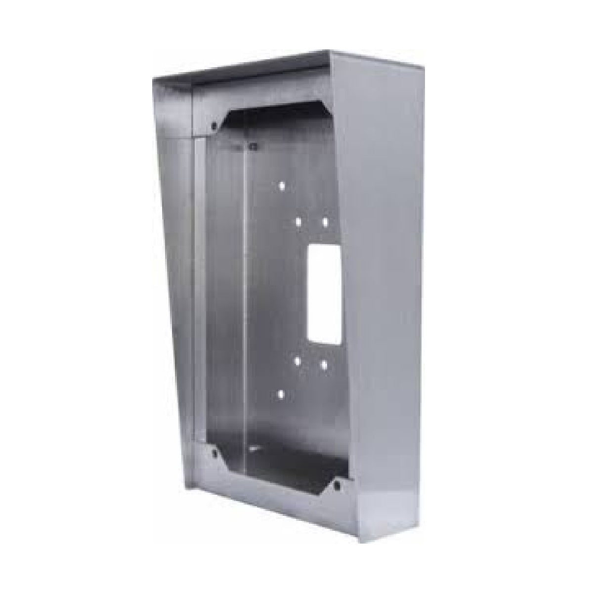 Aiphone SBX-ISDVFRA Stainless Steel Surface Mount Box for Audio/Video Door Stations_x000D_