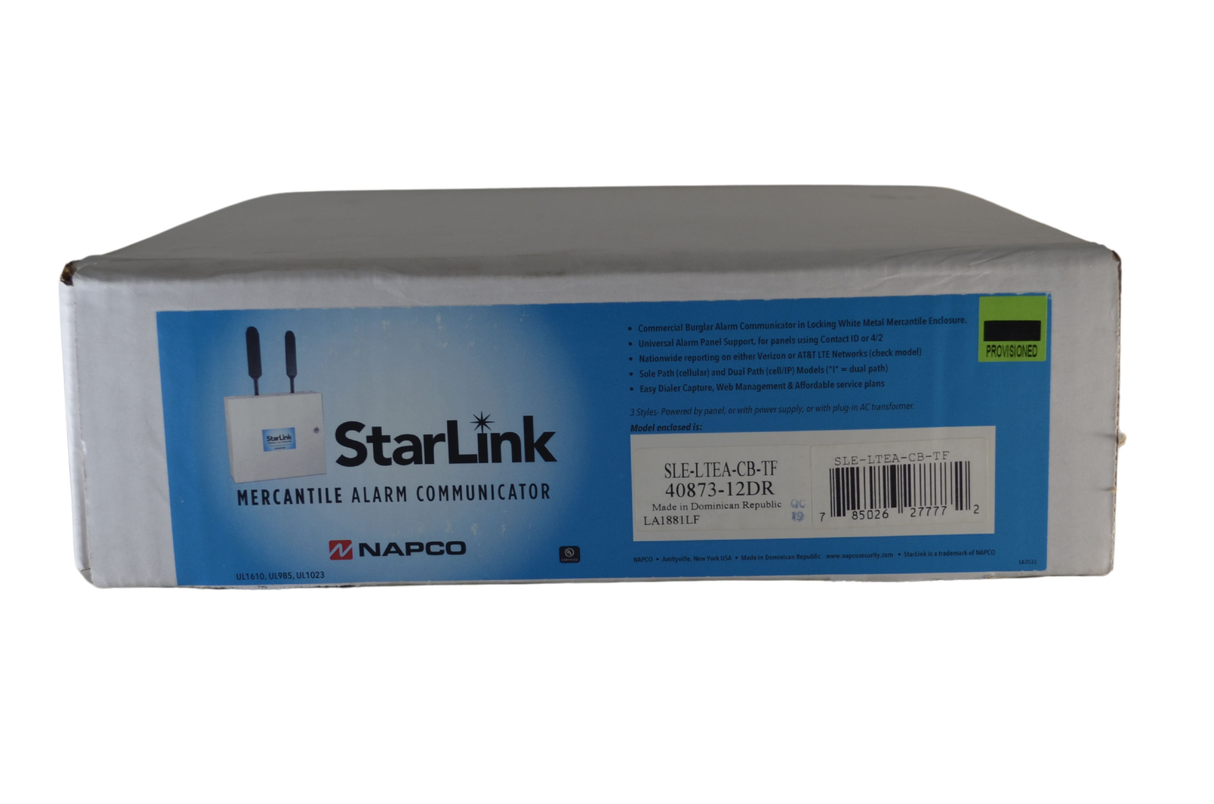 Starlink Napco SLE-LTEA-CB-TF Commercial/Residential Dual Path Alarm Communicator