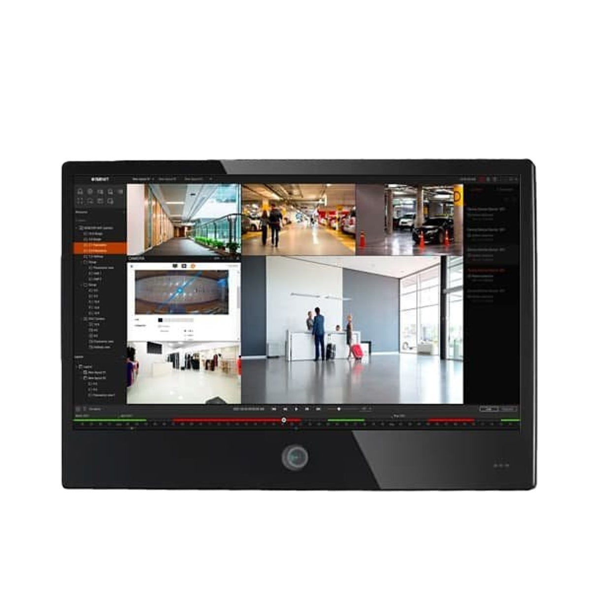 Hanwha Techwin WiseNet SMT-3211PVM 32" LED CCTV Monitor with 2MP Network Camera