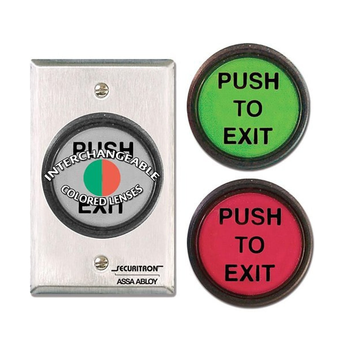 Securitron SN-PB5E PB5 Series Push Button