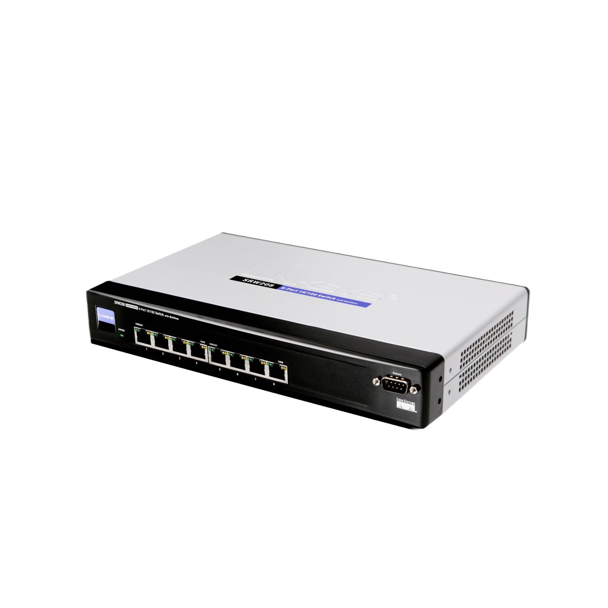 Cisco-Linksys SRW208 8-port 10/100 Ethernet Switch - WebView
