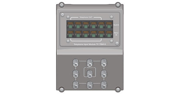 On-Q Legrand TECPOD810 tecPod 810 Telephone Input Module CATV ports RJ31X