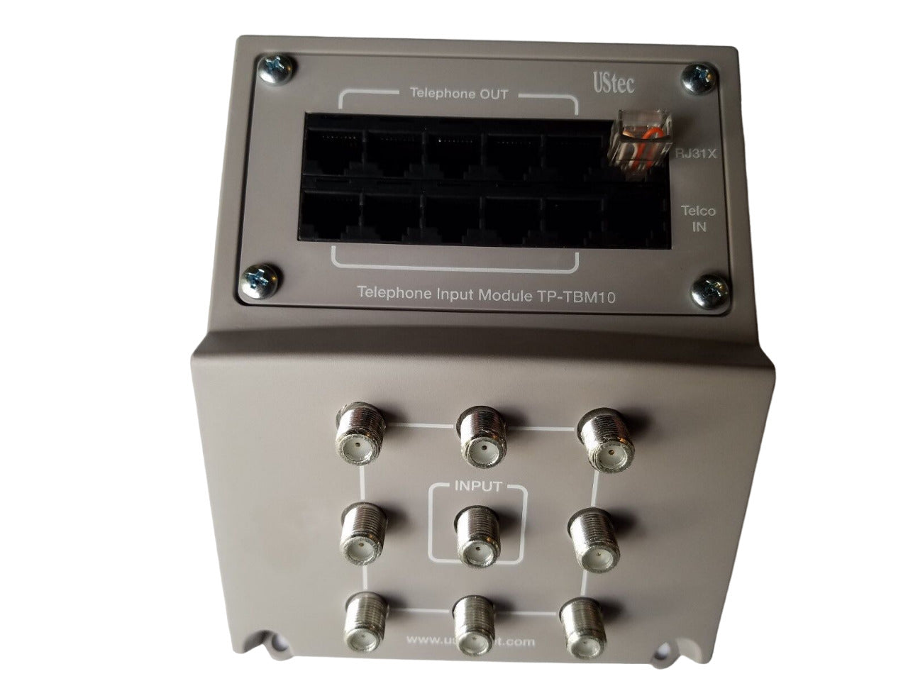 On-Q Legrand TECPOD810 tecPod 810 Telephone Input Module CATV ports RJ31X