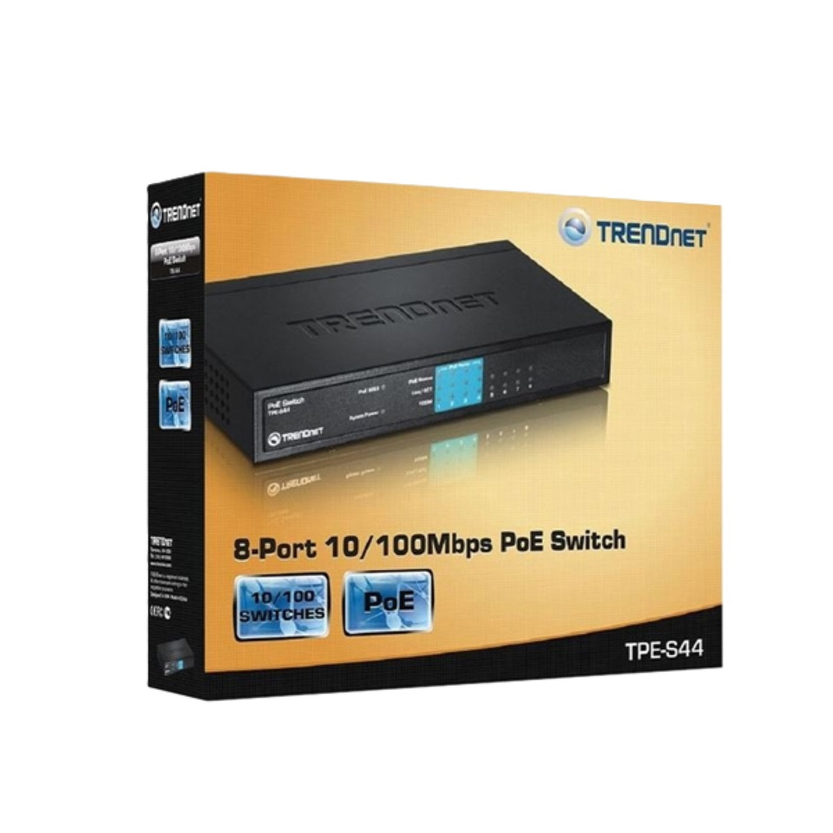 TRENDnet 8-Port 10/100Mbps PoE Switch