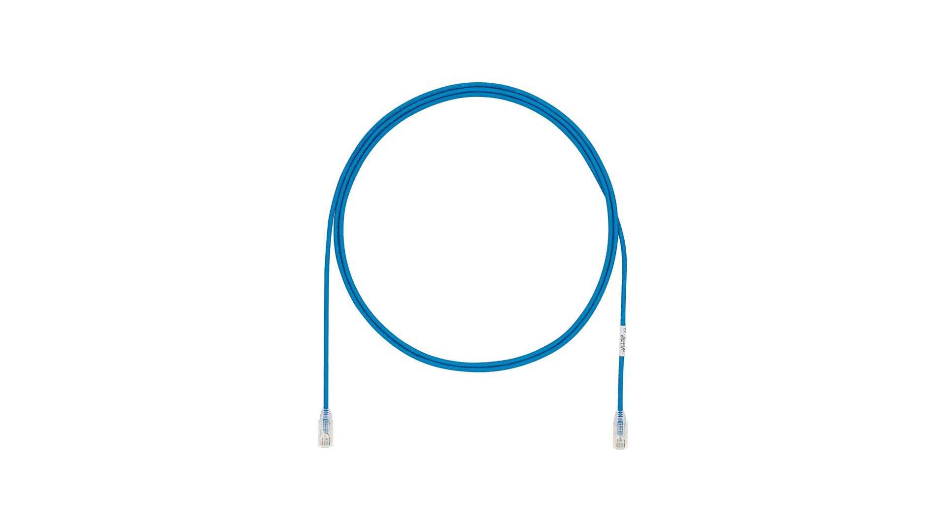 Panduit UTP28X7BU Cat 6A 28 AWG UTP Copper Patch Cord 7ft., Blue, Pack of 10