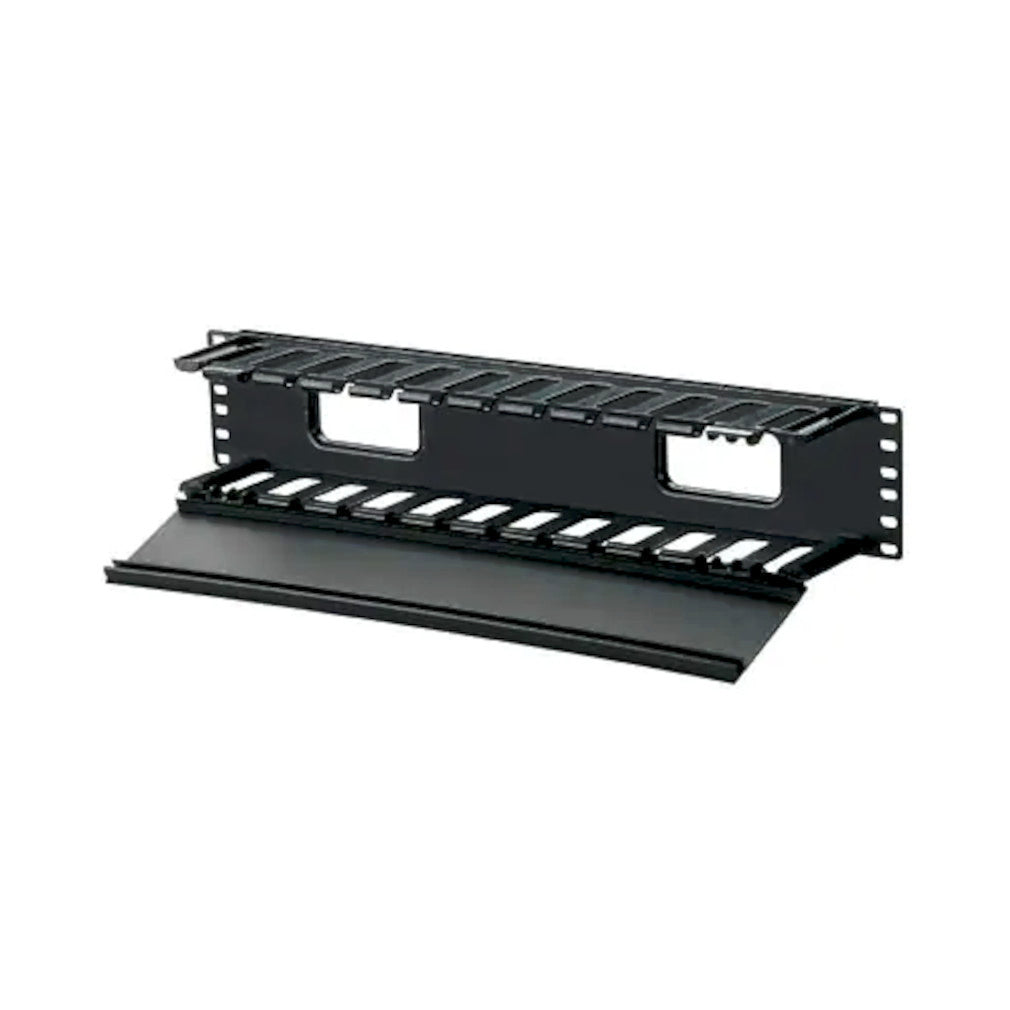 Panduit WMPF1E Horizontal Cable Manager 19" Front 2RU Black