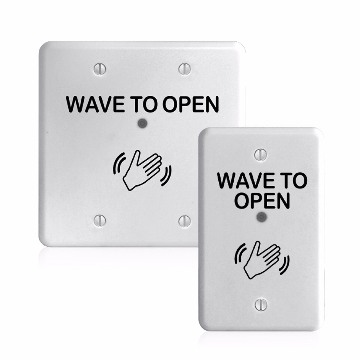 Securitron WSS-WSD Wave Sense Switch, Touchless, Single and Double Gang Faceplates