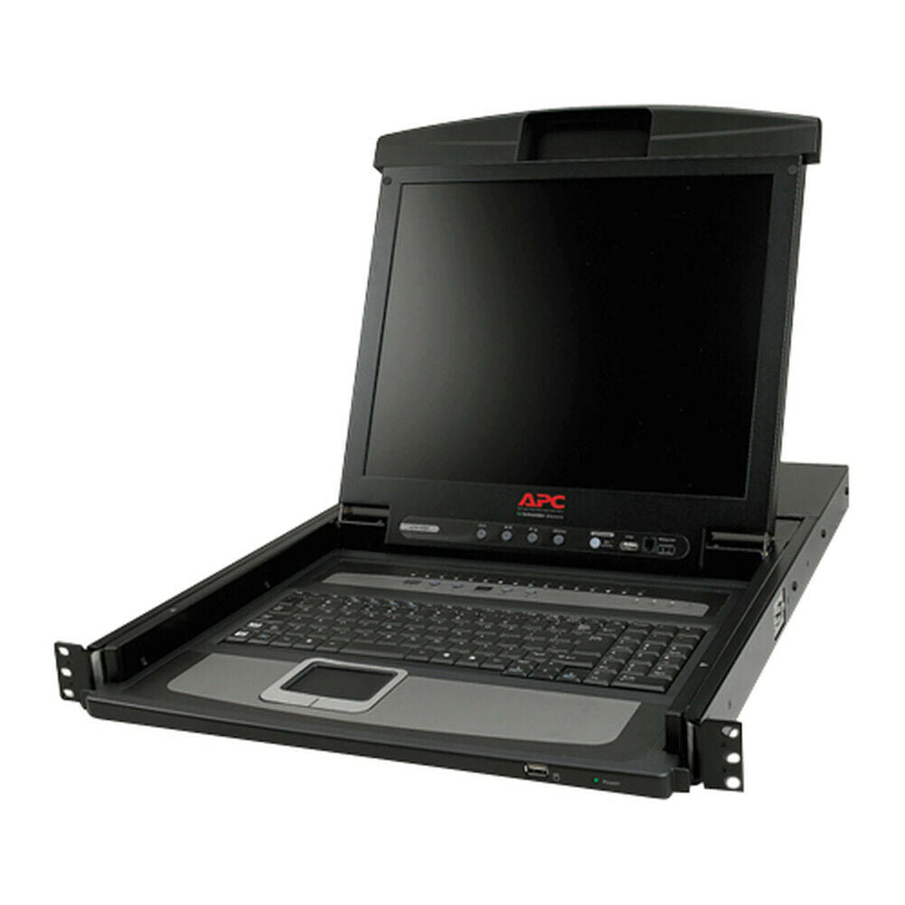 APC AP5808 17" Rack LCD Console with Integrated 8 Port Analog KVM Switch
