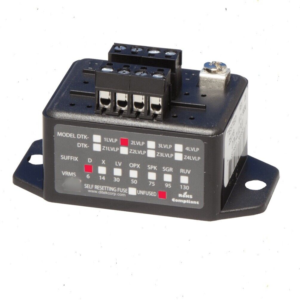 Ditek Dtk-2lvlpd Surge Suppressor/Protector