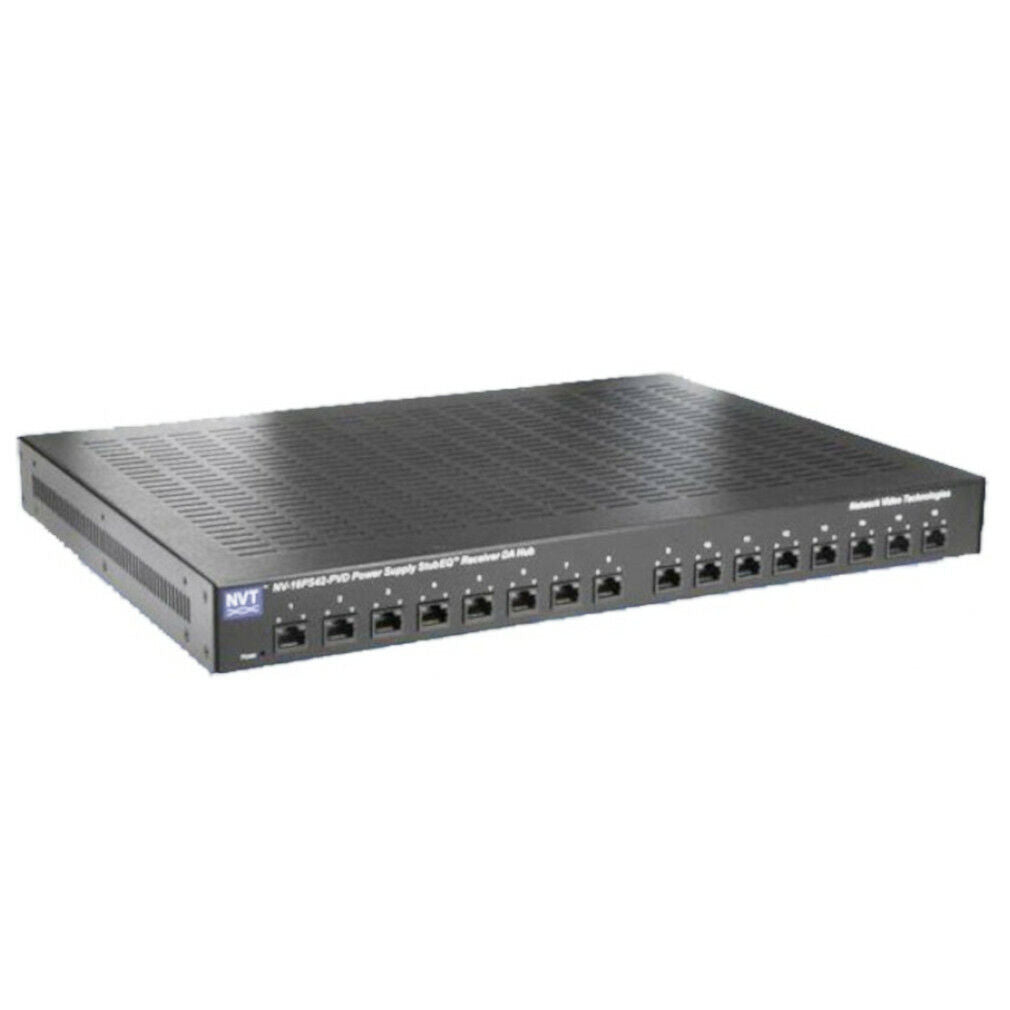 NVT NV-16PS42-PVD 16 Channel Power Supply StubEQ Active Receiver Hub