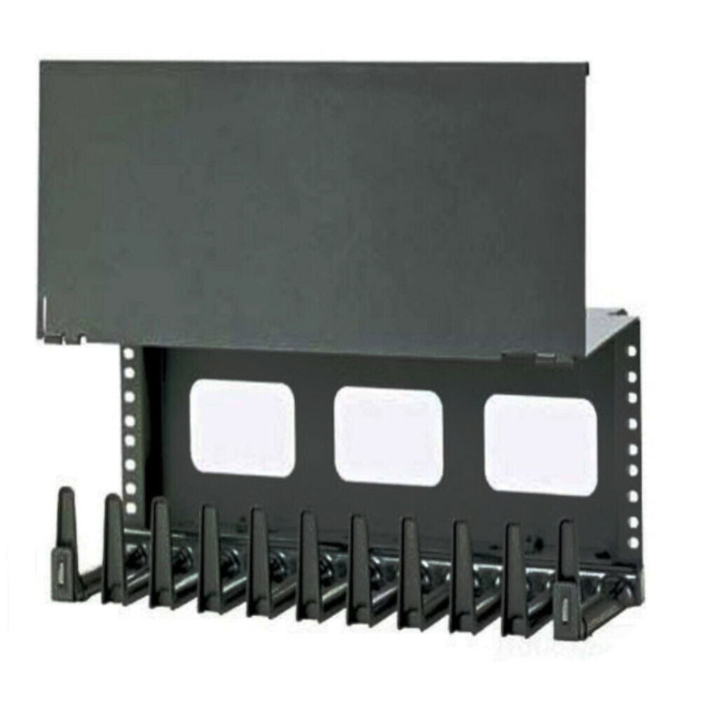 Panduit NCMHAEF4 Horizontal Cable Manager Black