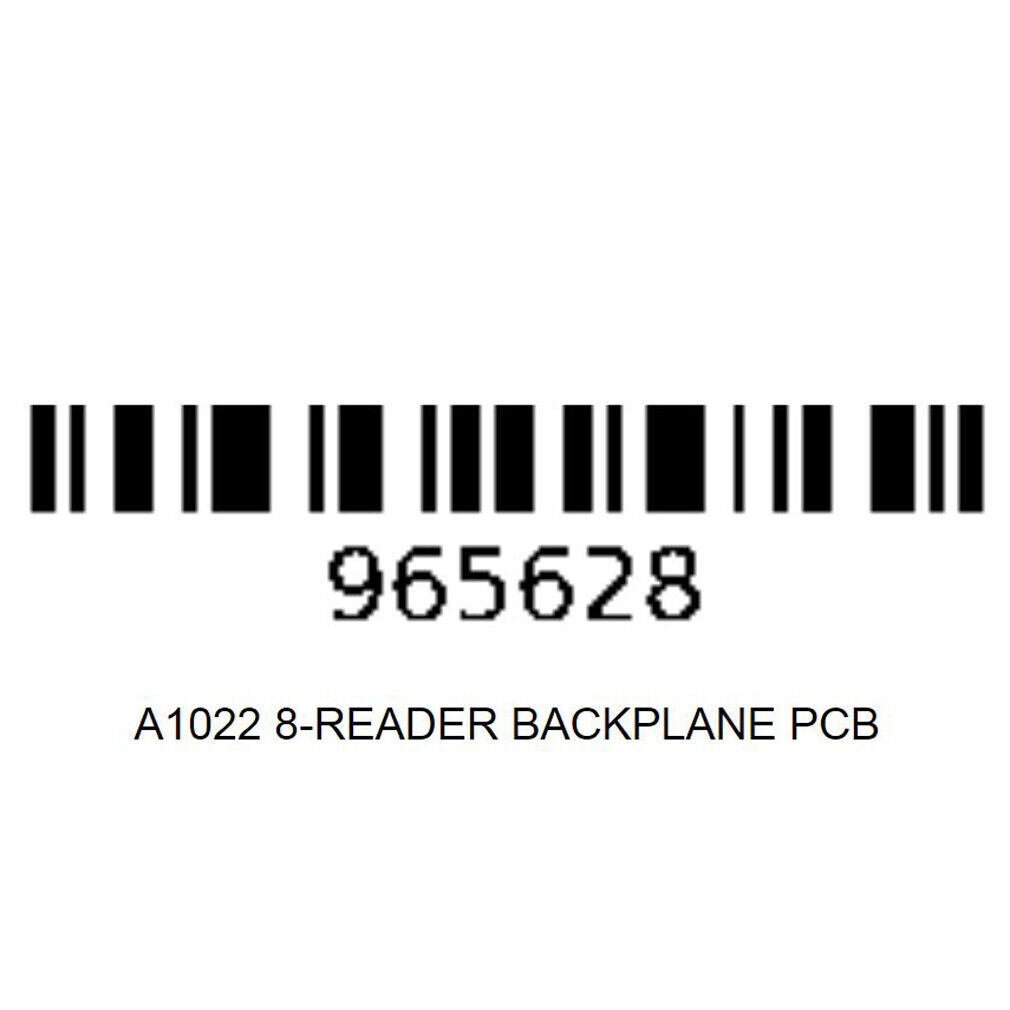 Sielox 965628 PCB A1022 8-Reader Backplane Circuit Board