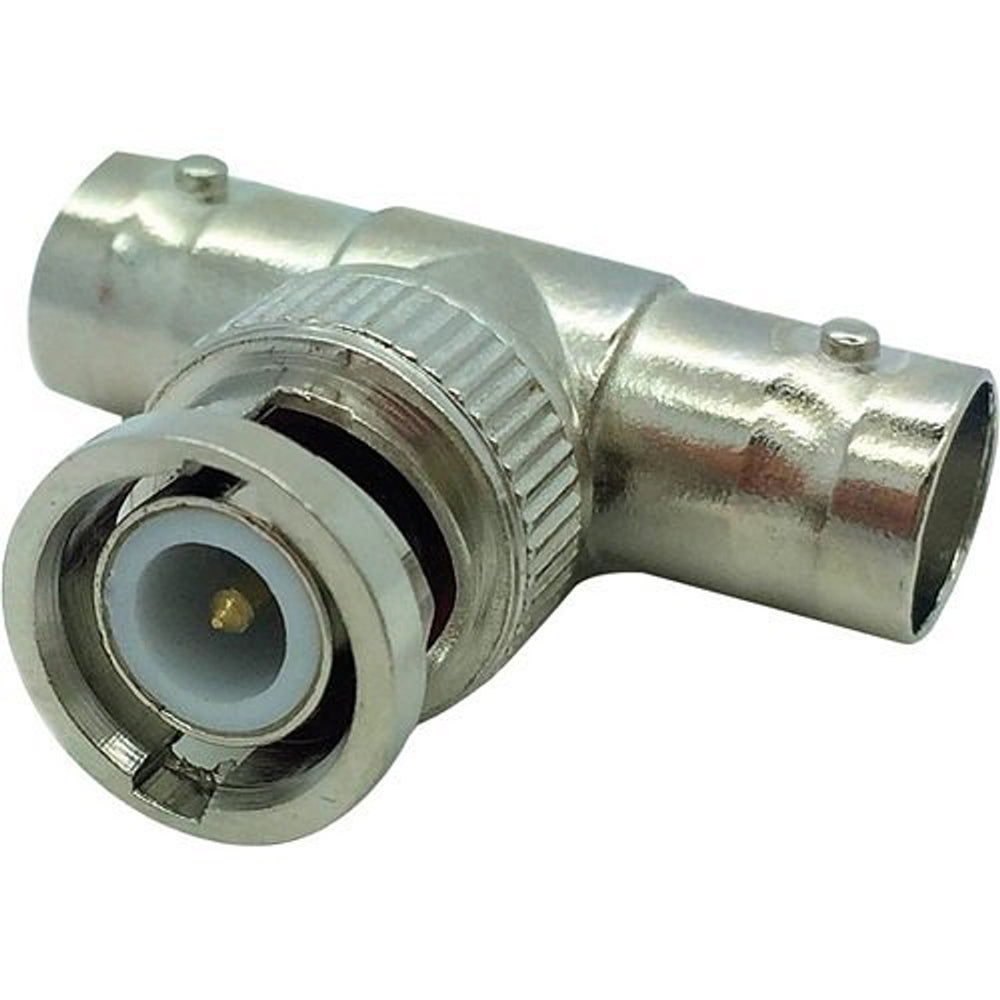 W Box BNC T-Connector to 2-Female 50 Ohm, 0E-BNCM22FTP 10-Pack