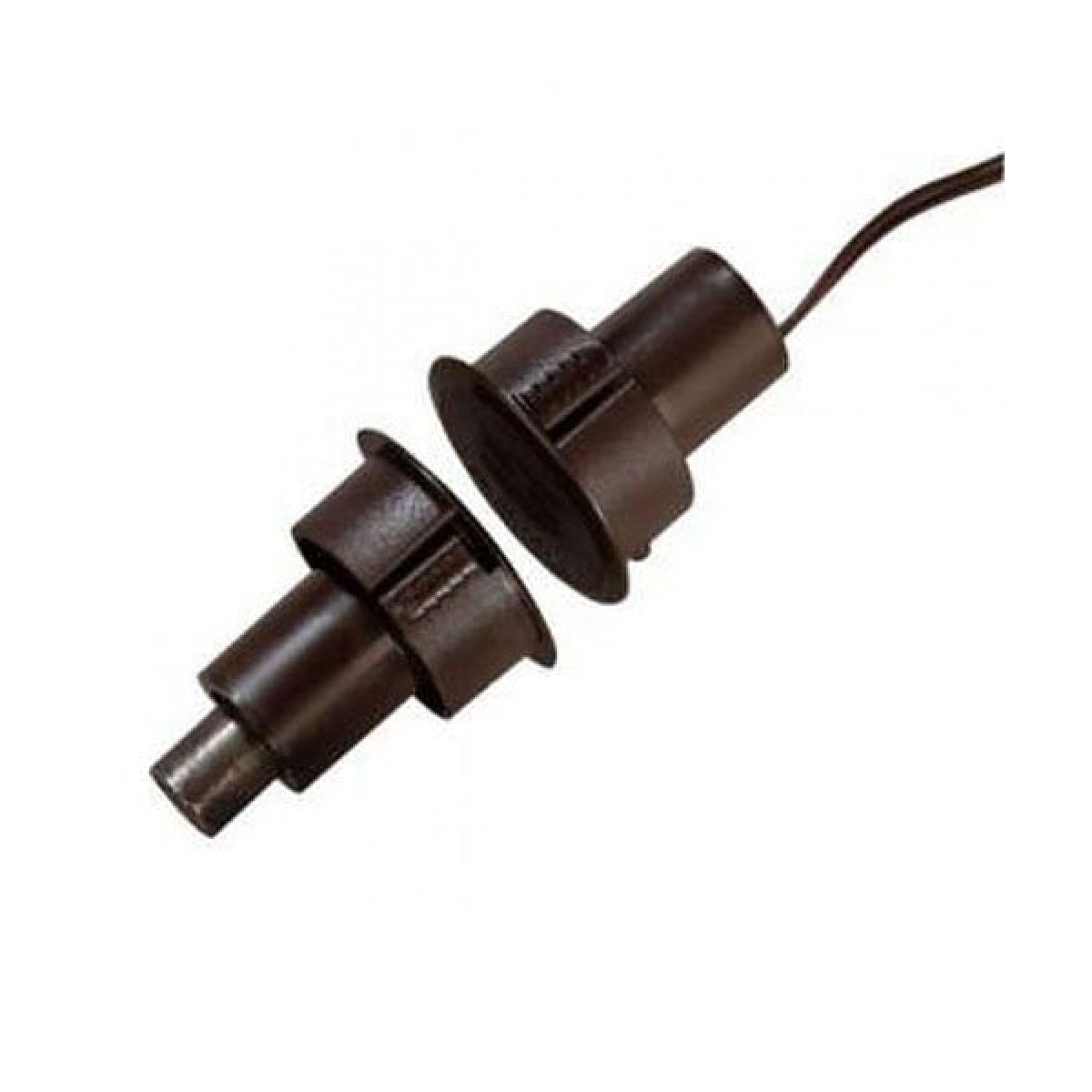 Interlogix 1076-M Recessed Security Door Magnetic Contact, Brown