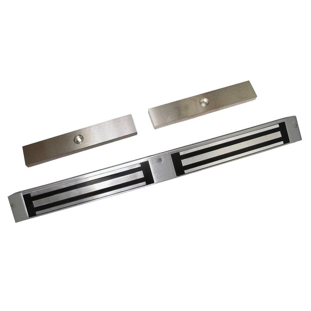 Dortronics 1120x2D 1100 Series Electromagnetic Lock 1200 LB Holding Force Double Magnet 12/24 VDC