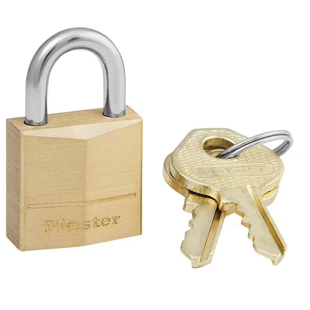 Master Lock 120KAD (1A36) 3/4-inch Brass Keyed Padlock