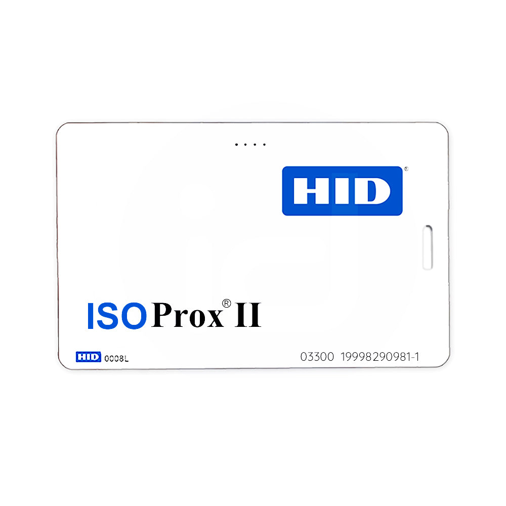 HID 1386LGSMV ISOProx II 1386 Printable Proximity Card, Programmed, White