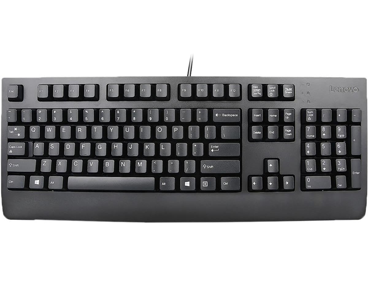Lenovo 00XH688 Preferred Pro II USB Wired Black Desktop Keyboard, 1PSD51M37179