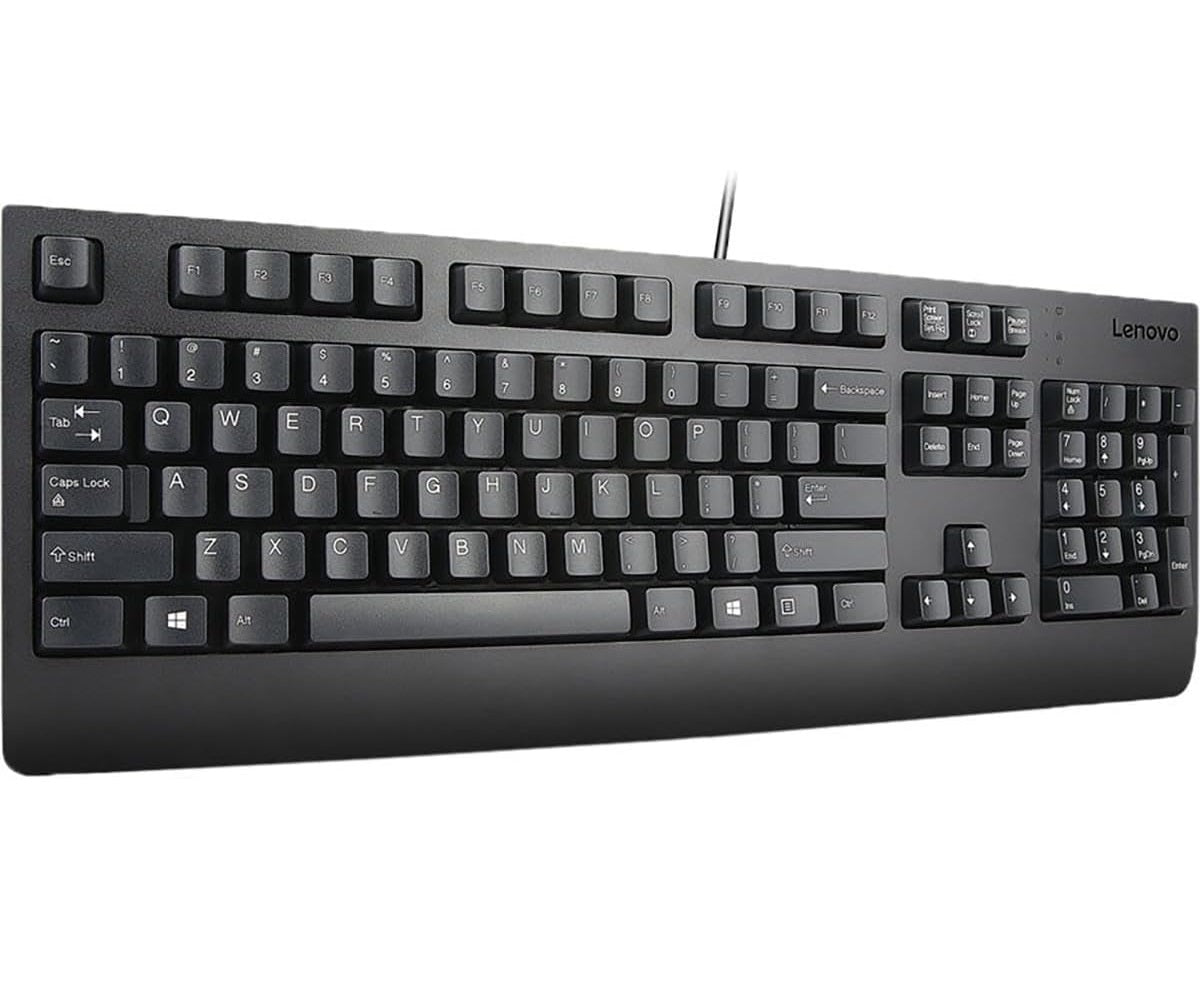 Lenovo 00XH688 Preferred Pro II USB Wired Black Desktop Keyboard, 1PSD51M37179