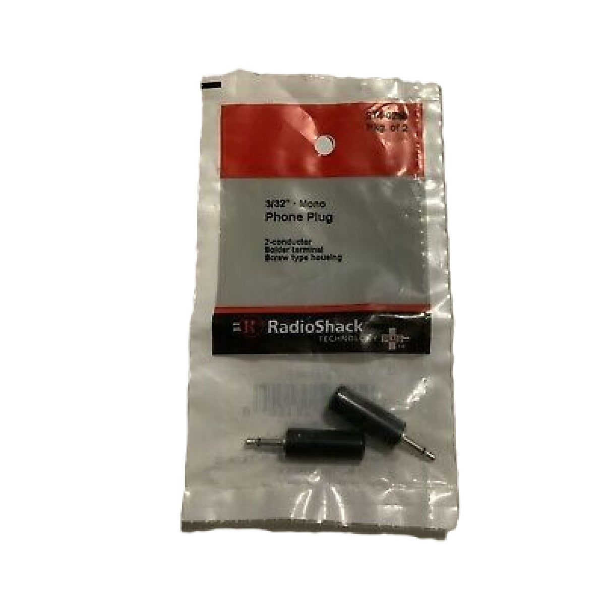 RadioShack 274-0289 3/32" Mono Phone Plug