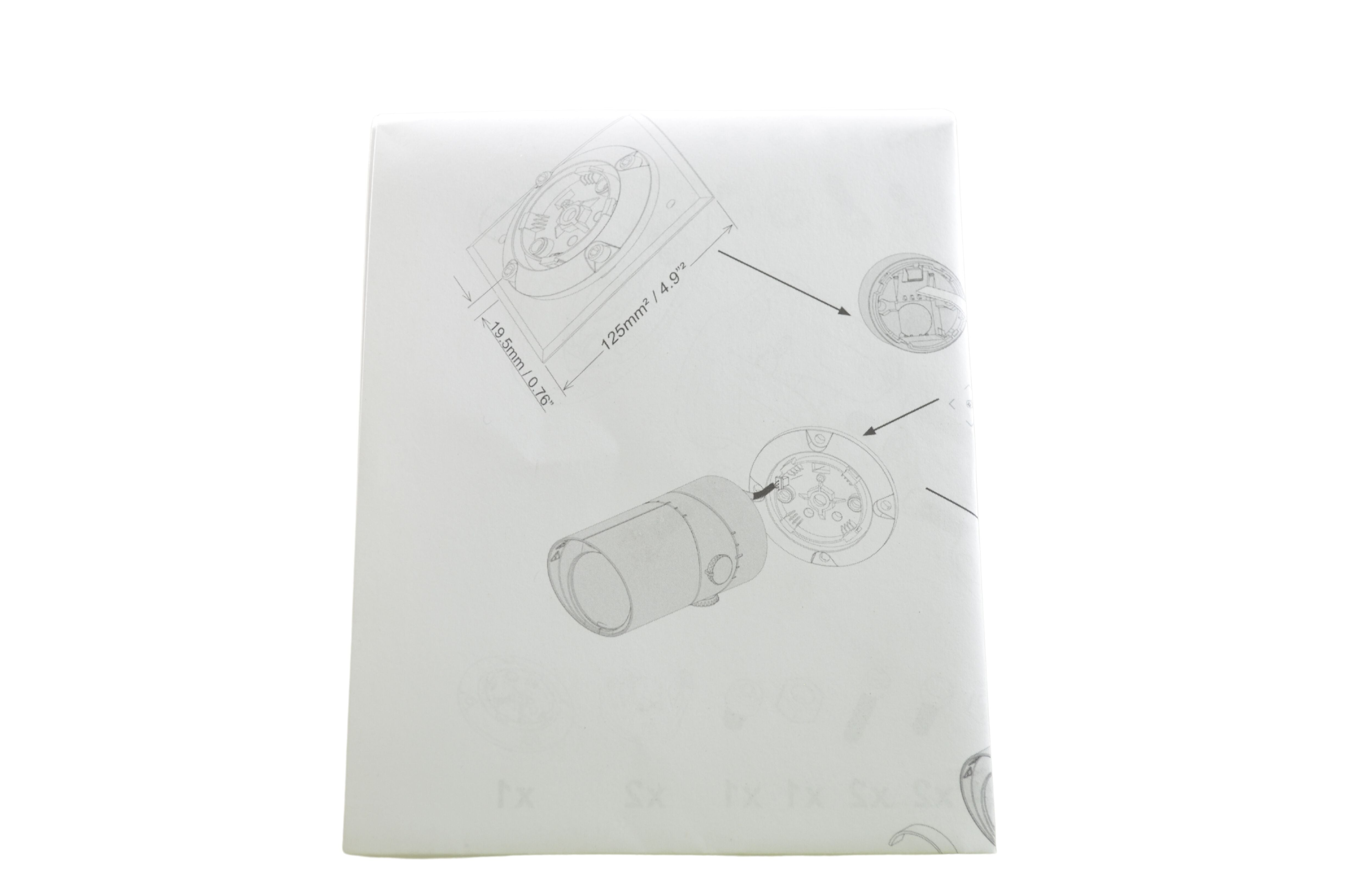 3XLOGIC VX-3M-360-IAWD 3MP Vertical 360-degree IR IP Camera