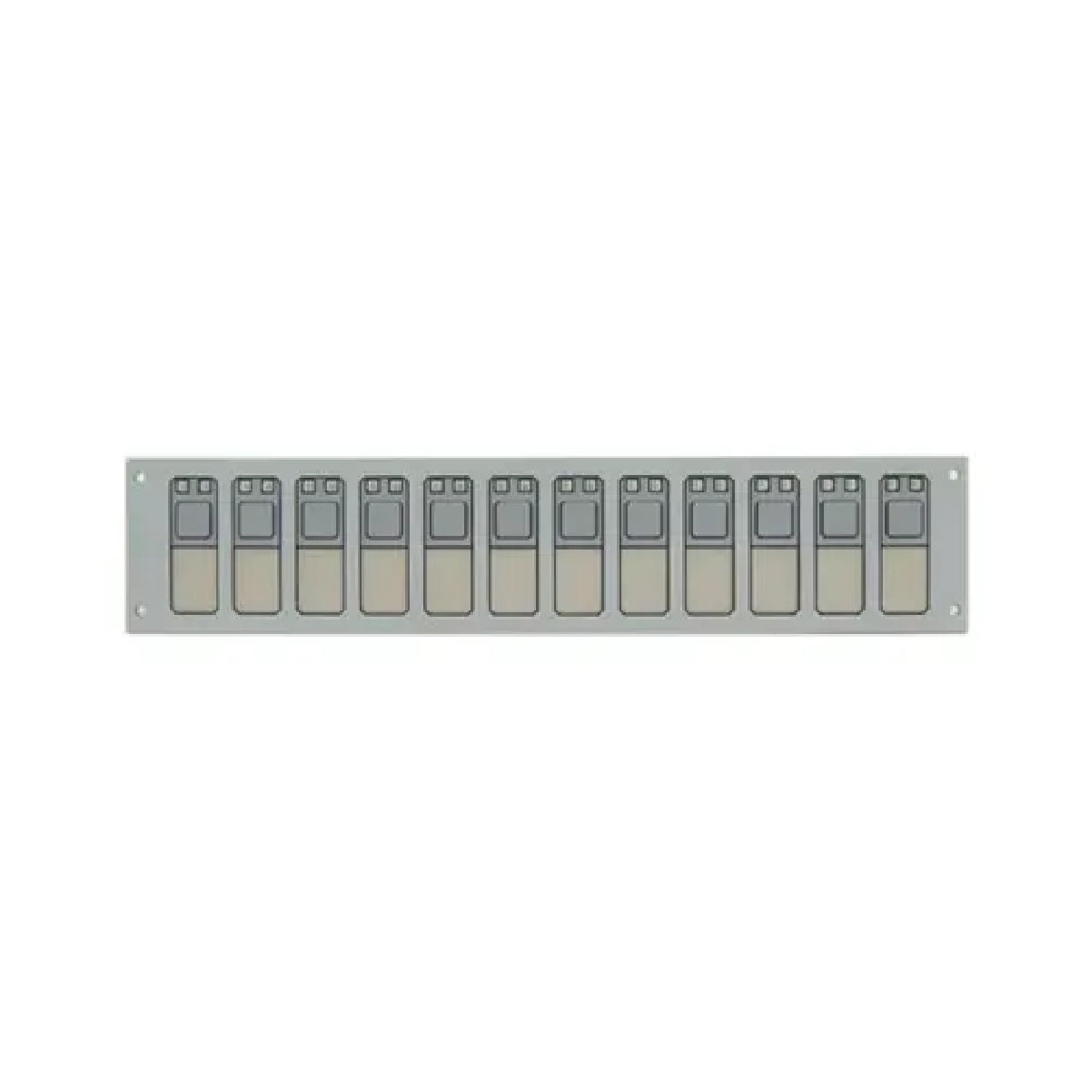 Edwards 3-12/S1GY Led display/control module – 12 switches, 1 green, 1 yellow led per switch