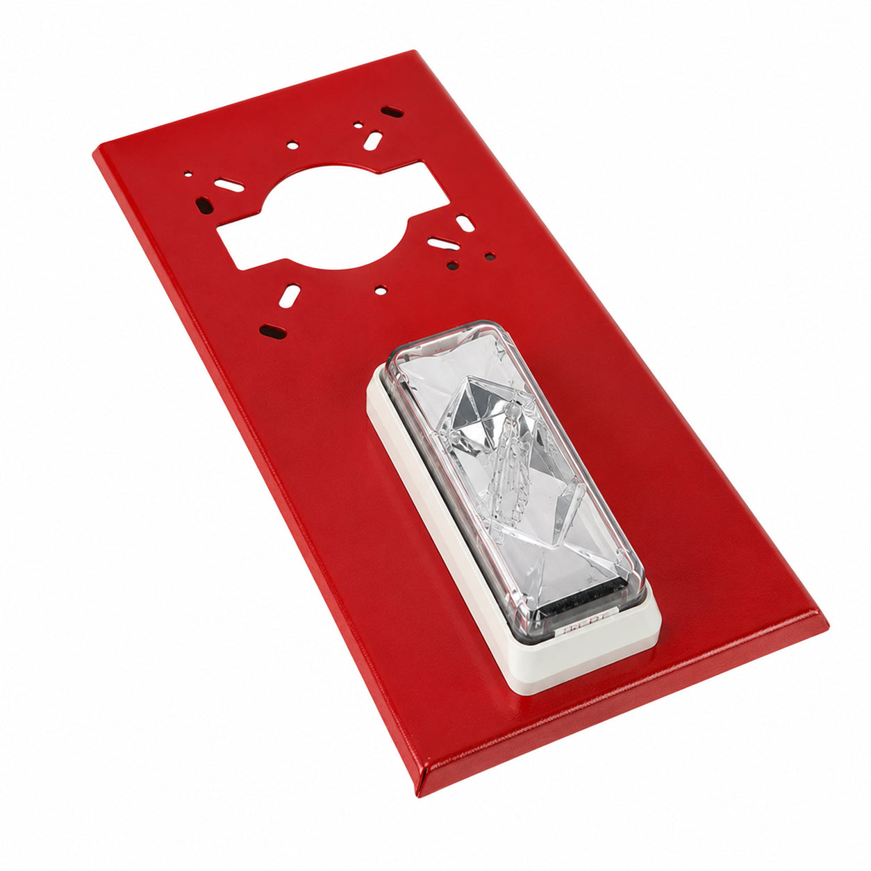 Edwards EST 403-8A-R Bell-Strobe Plate, 110cd, Red