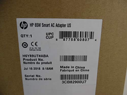 HP 65W Smart AC Power Adapter, H6Y89UT#ABA
