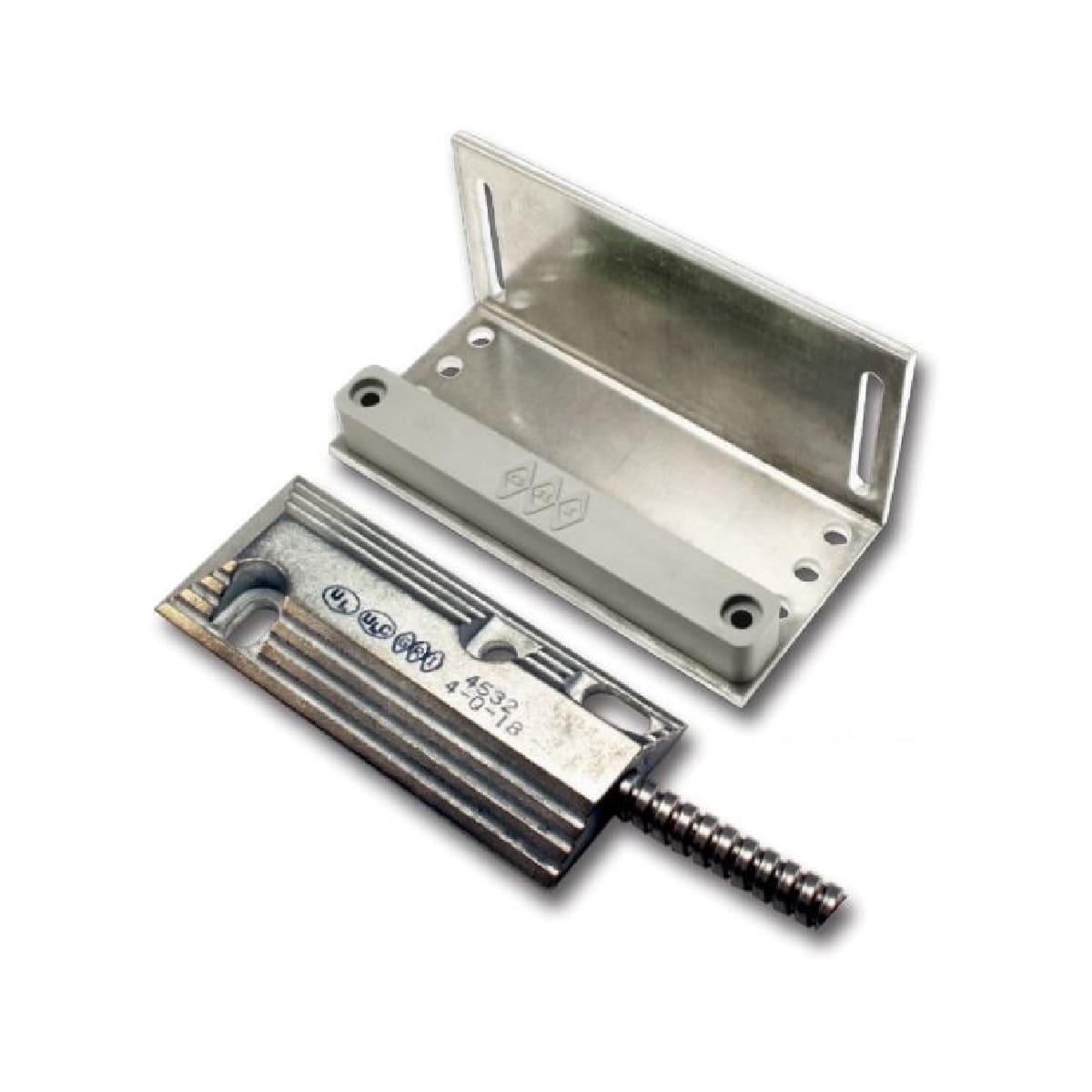 GRI 4532L Floor Mount Miniature Overhead Door Switch Set, L-Bracket, 2-1/2" Gap, Aluminum