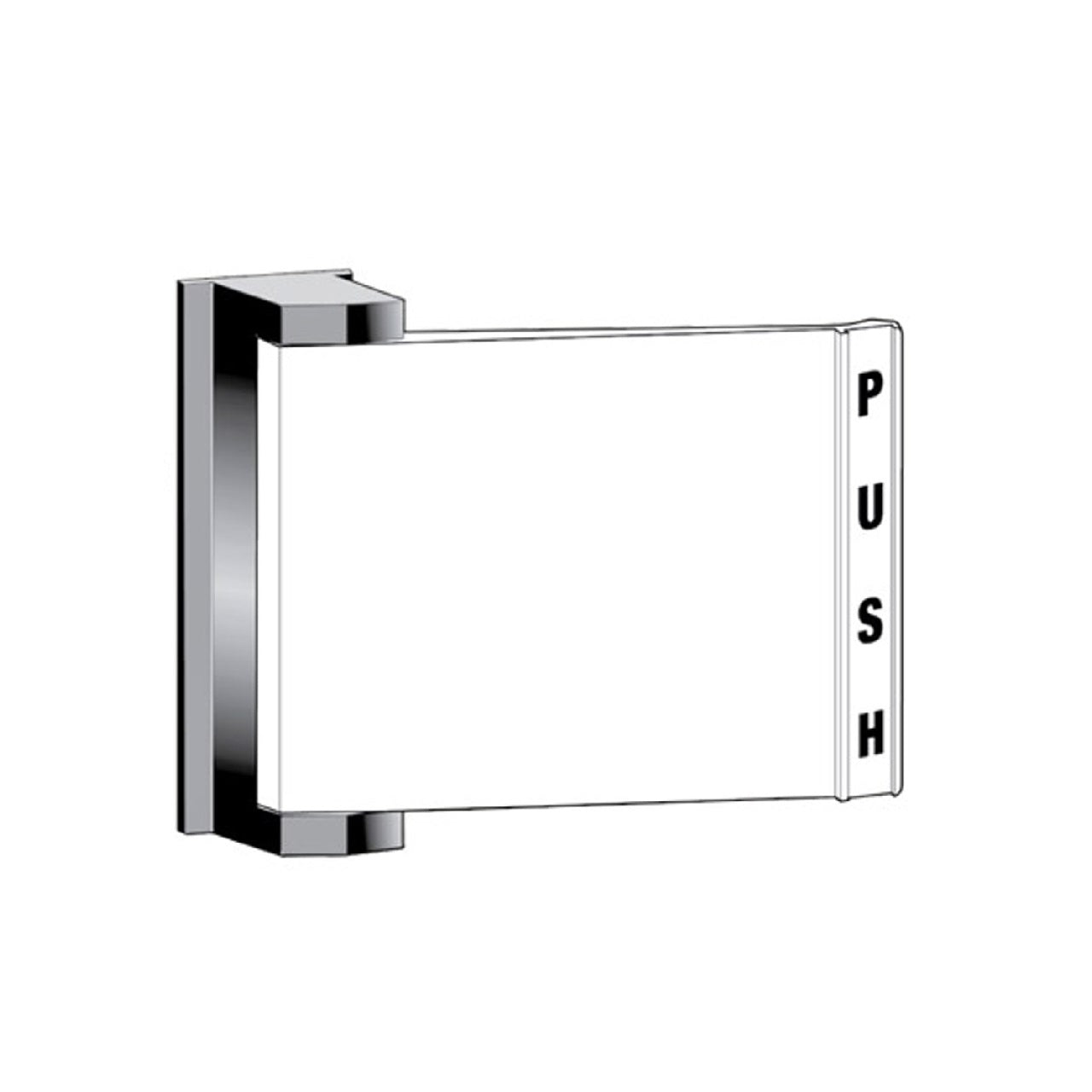 Adams Rite 4590-02-01-628 Flat Deadlatch Paddle