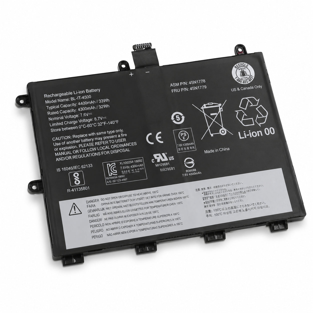 Lenovo 45N1750 Rechargeable Battery for Lenovo ThinkPad Yoga