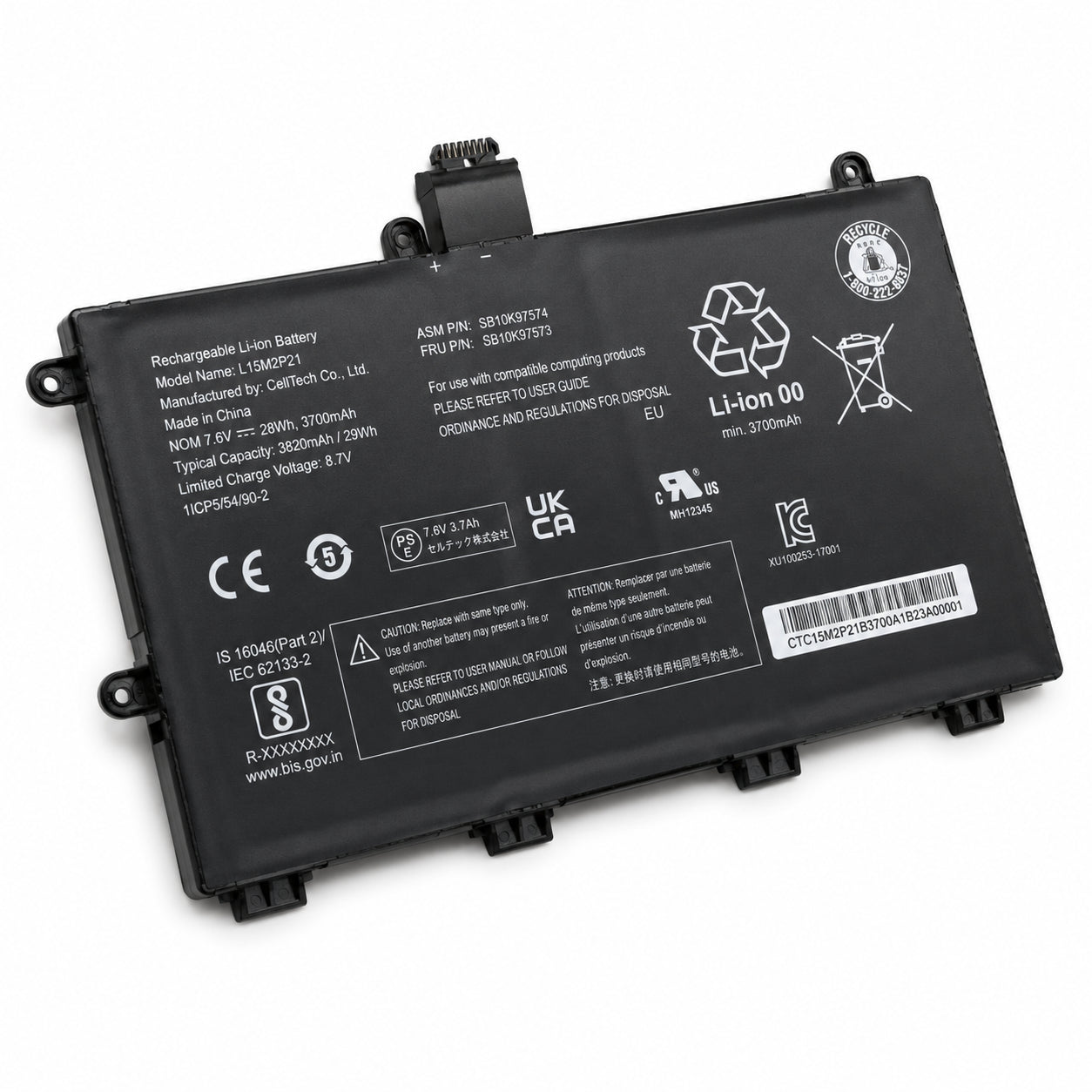 Lenovo 45N1750 Rechargeable Battery for Lenovo ThinkPad Yoga