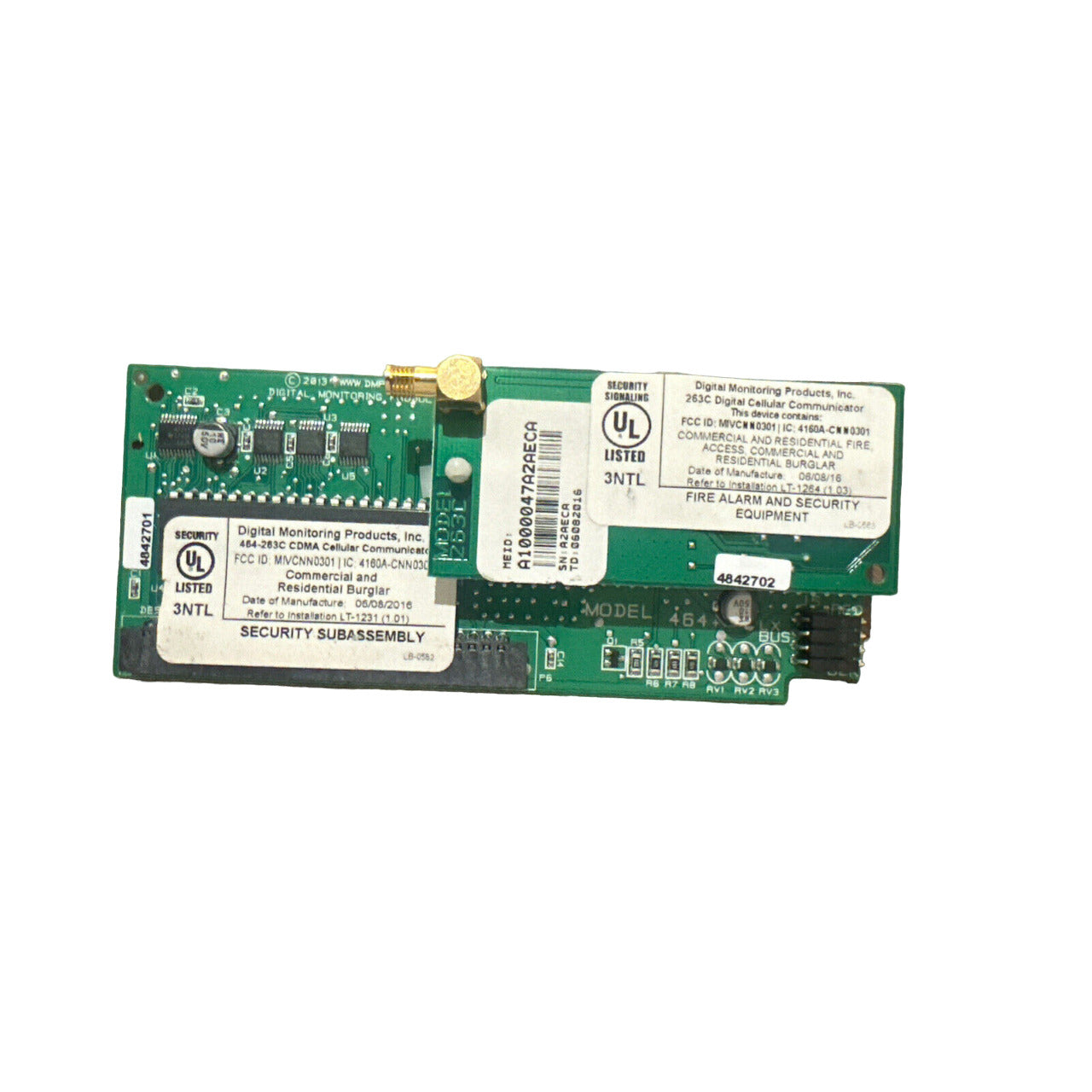 DMP 464-263H HSPA+ Cellular Communicator for AT&T and T-mobile on the XR100/XR500 Series Panels