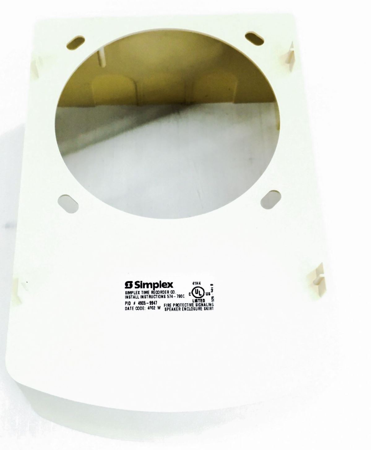 Simplex 4905-9947 s/v Speaker Skirt, 3”