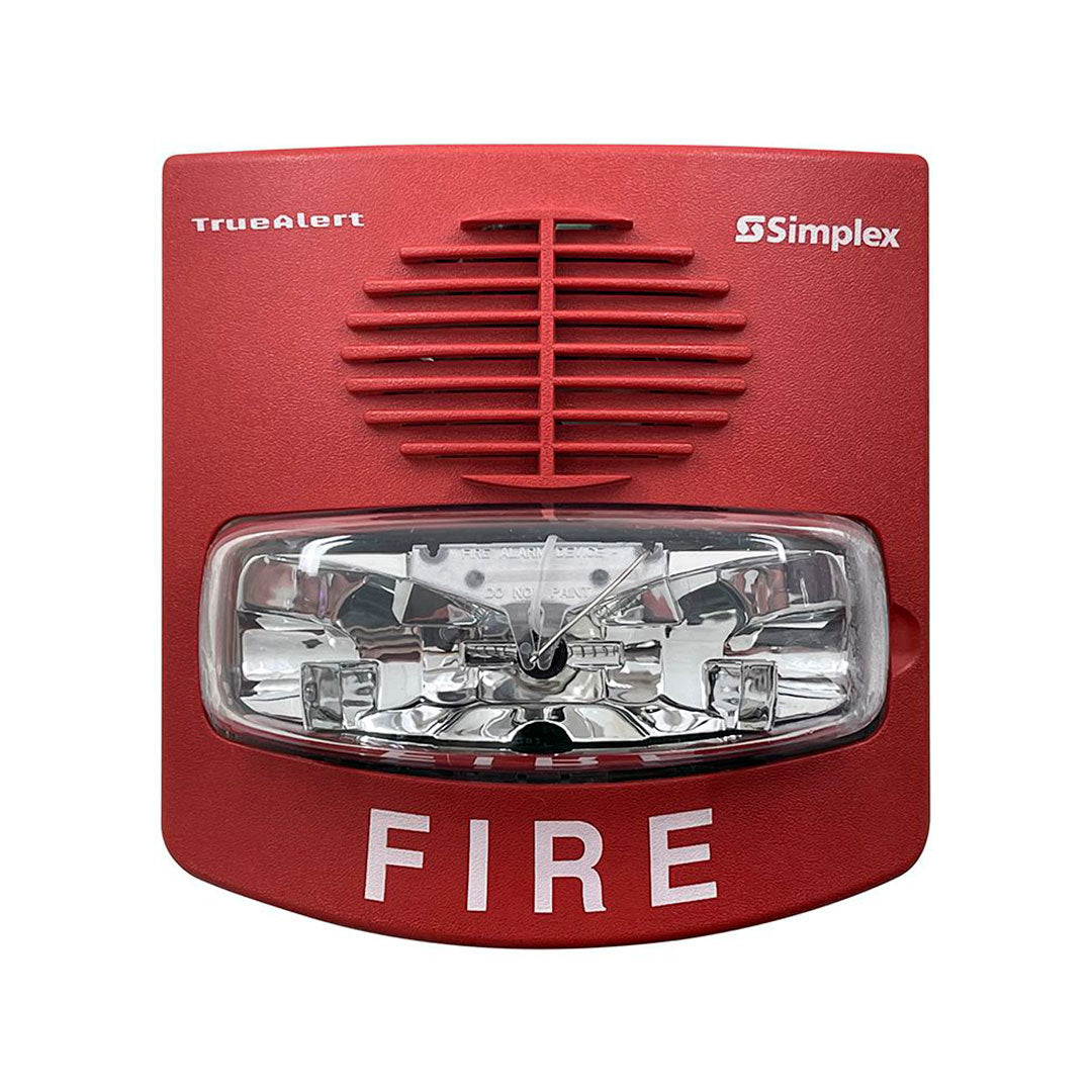 Simplex 4906-9127 - A/V M/C Non-Addresable Wall Mount,Red