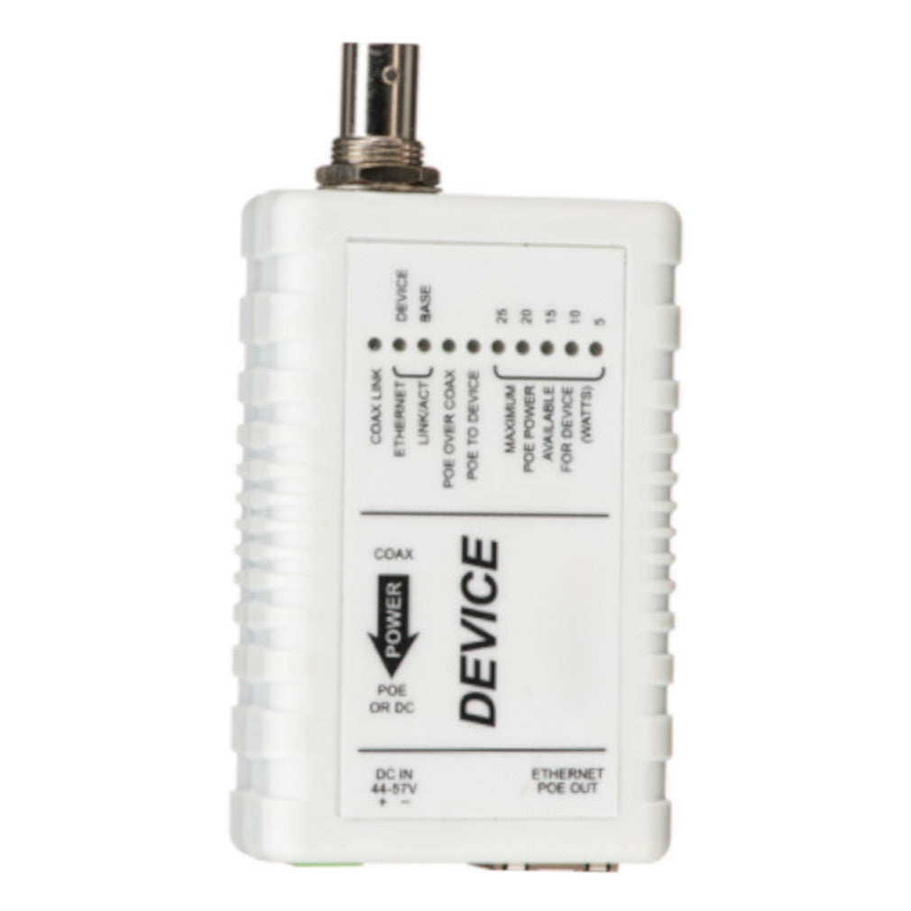 Axis Communications 5027-421 Ethernet Over Coax Device PoE+ Adapter for Security Systems