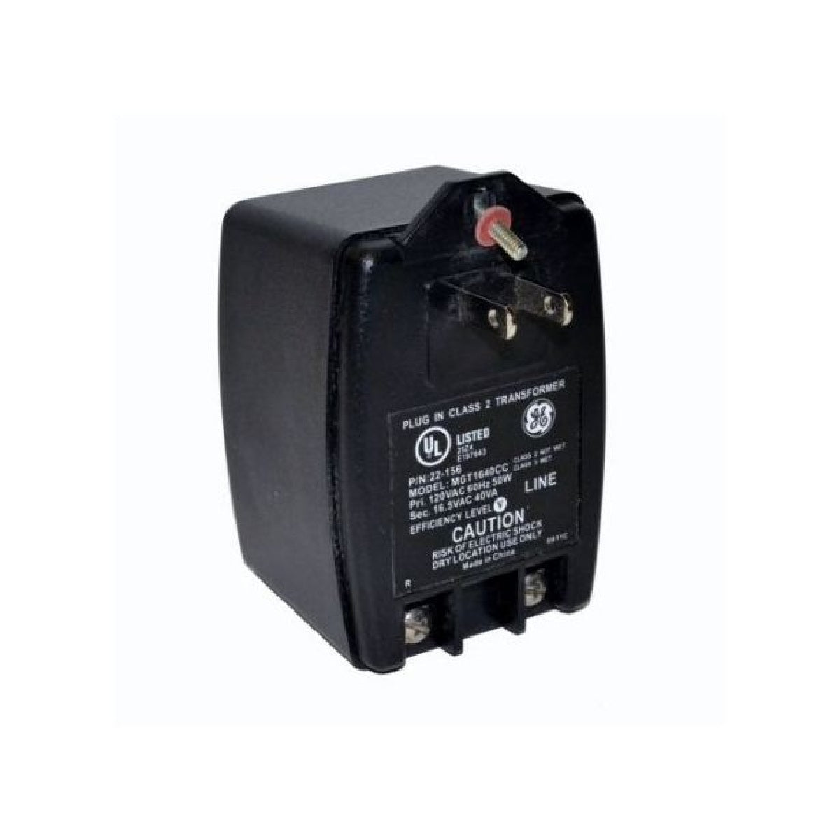 Interlogix 600-1023 UTC Fire and Security  Class 2 Transformer 16.5V/40Va