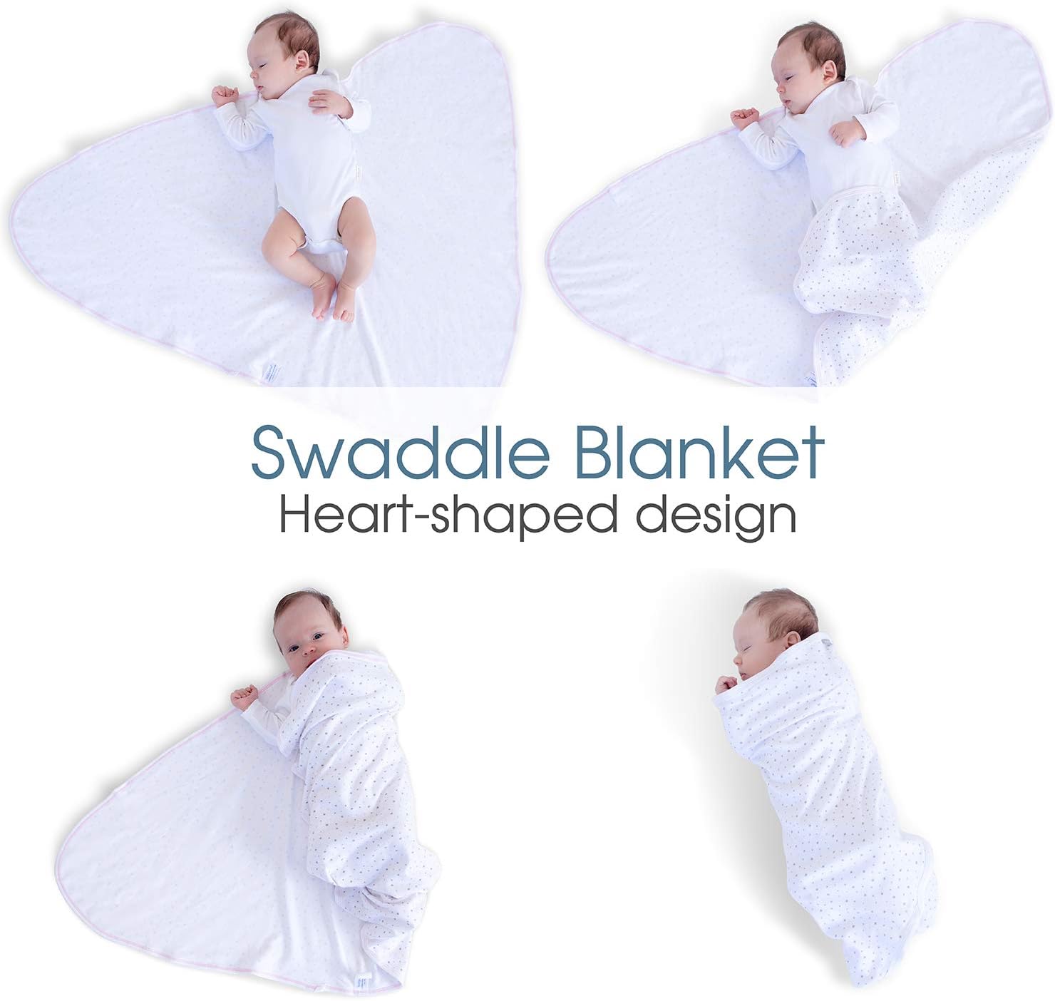 Babysense BYSE-CGSWADDLE-BL Cuddle Wrap - Blue