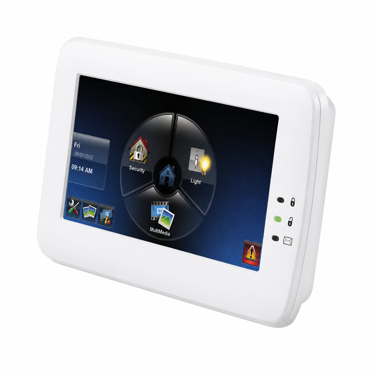 Honeywell Ademco 6280WADT Color Touch-Screen Keypad w/ Voice, White
