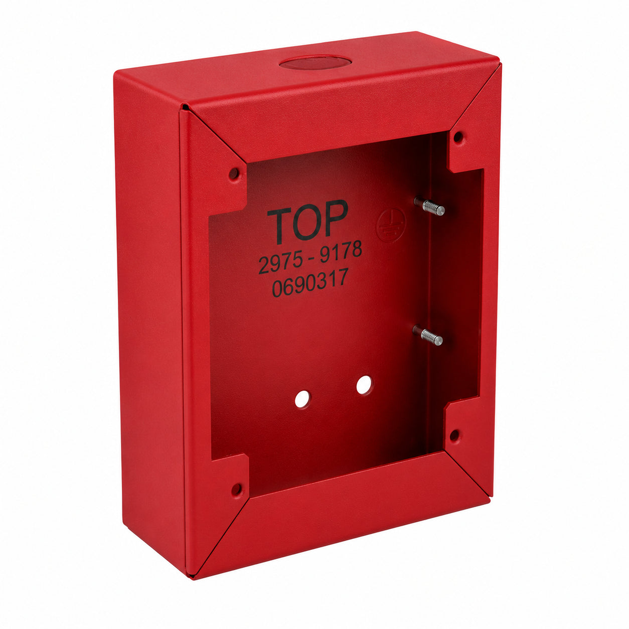 Simplex 690-317G Red Fire Alarm CDT Pull Station Back Box