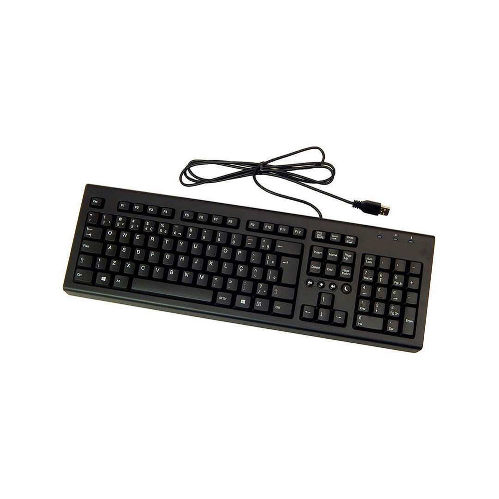 HP 697737-001 Computer Wired USB Keyboard PR1101U Black