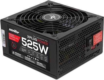 Sentey XPP525-PS 525W 80 Plus Standard ATX Power Supply