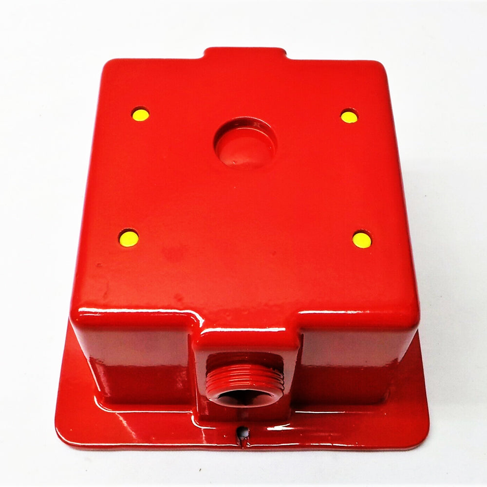 Edwards 757A-WB Red Weatherproof Fire Alarm Device Box, Red Metal