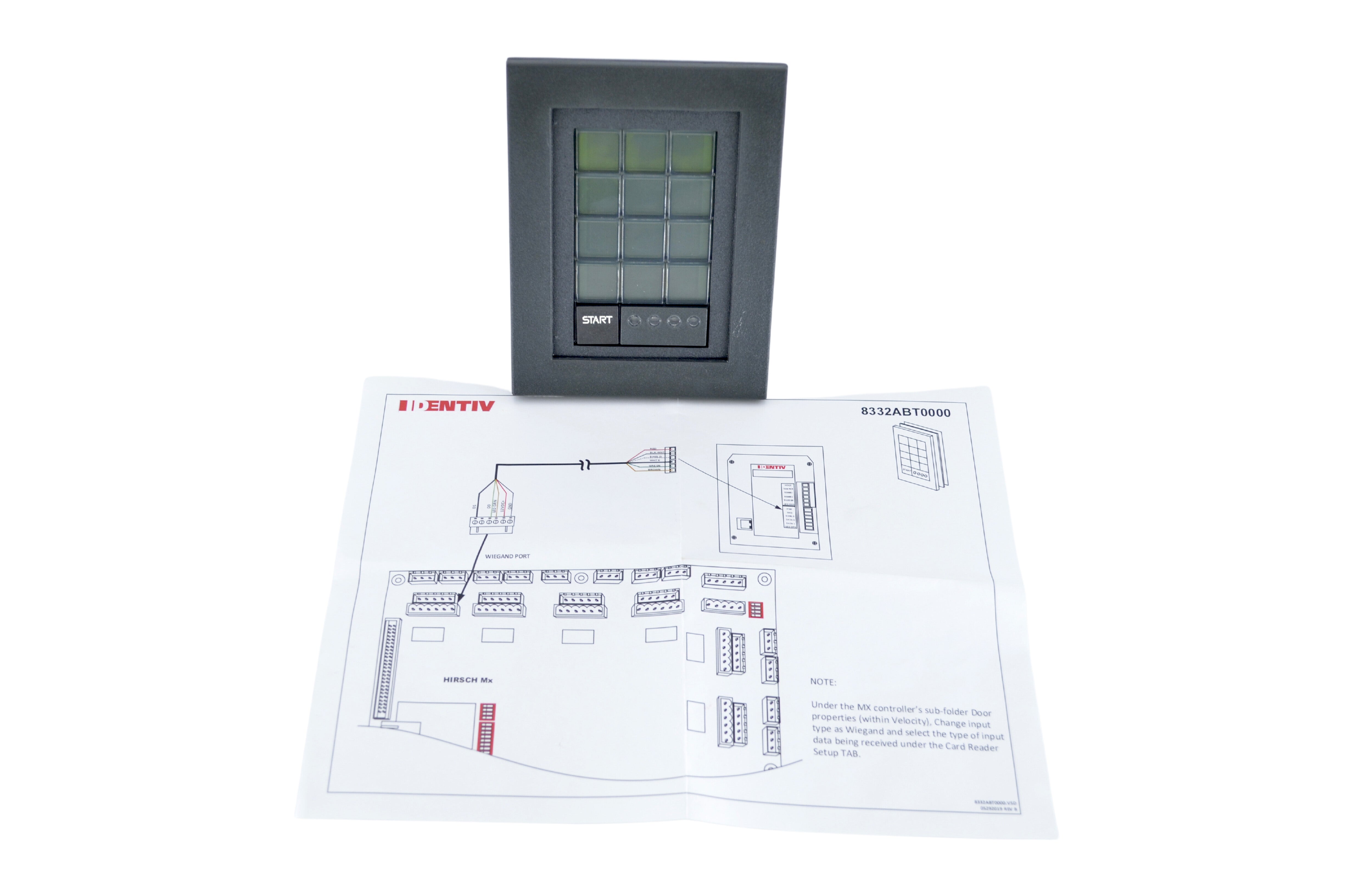 Hirsch 8332ABT0000 TS Scramble Pad - Access Control Reader