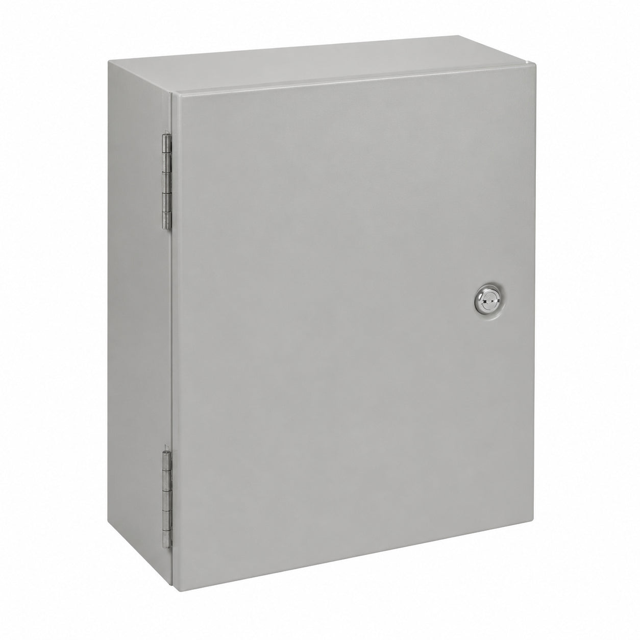 nVent HOFFMAN A20N16ALP Enclosure, Box-Lid, WallMnt, Steel, 20x16x6.62 In, NEMA 1, Hinged, Slotted Latch