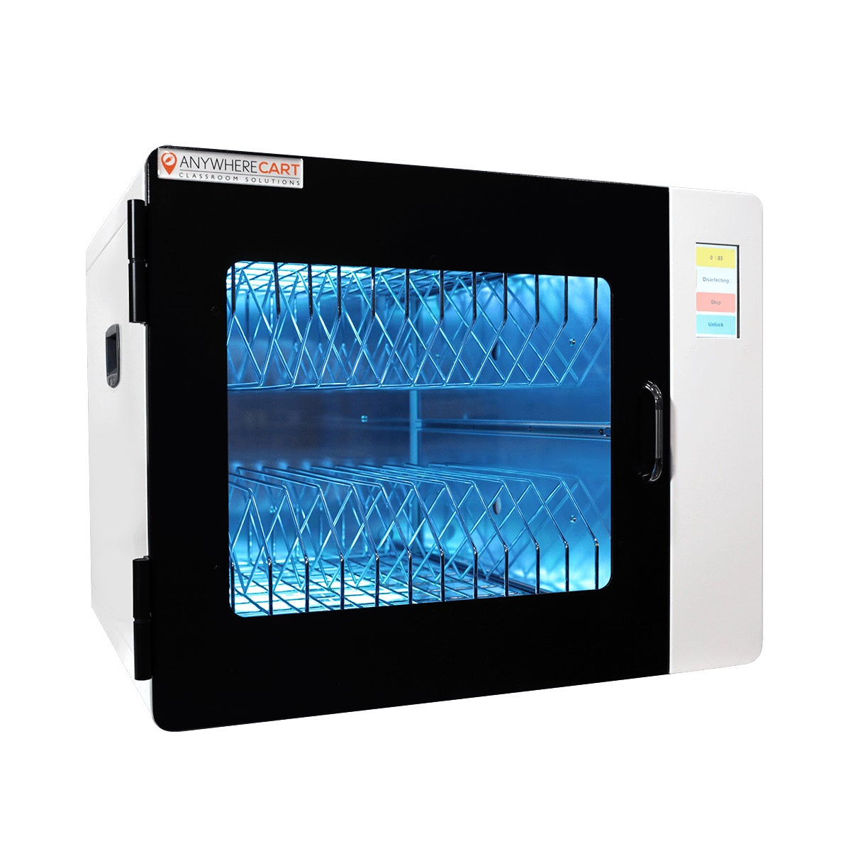 Anywhere Cart AC-CLEAN 12-Slot UV-C Sanitizing Cabinet