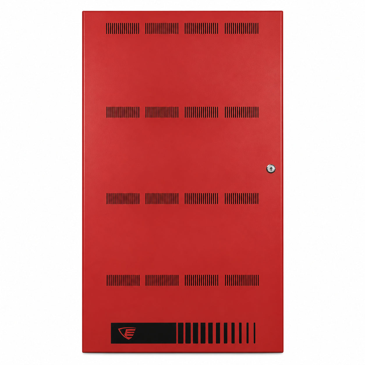 Edwards EST 3-RCC21R Red Wallbox and Door, Three Chassis Spaces